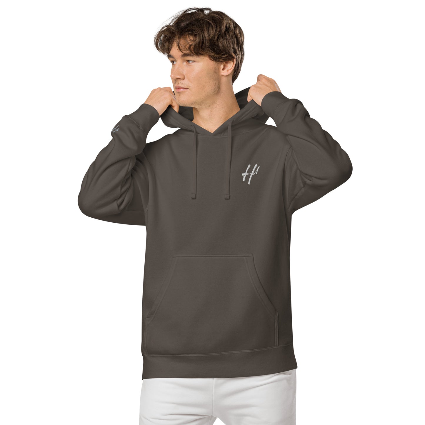 Heist University Embroided Unisex pigment-dyed hoodie