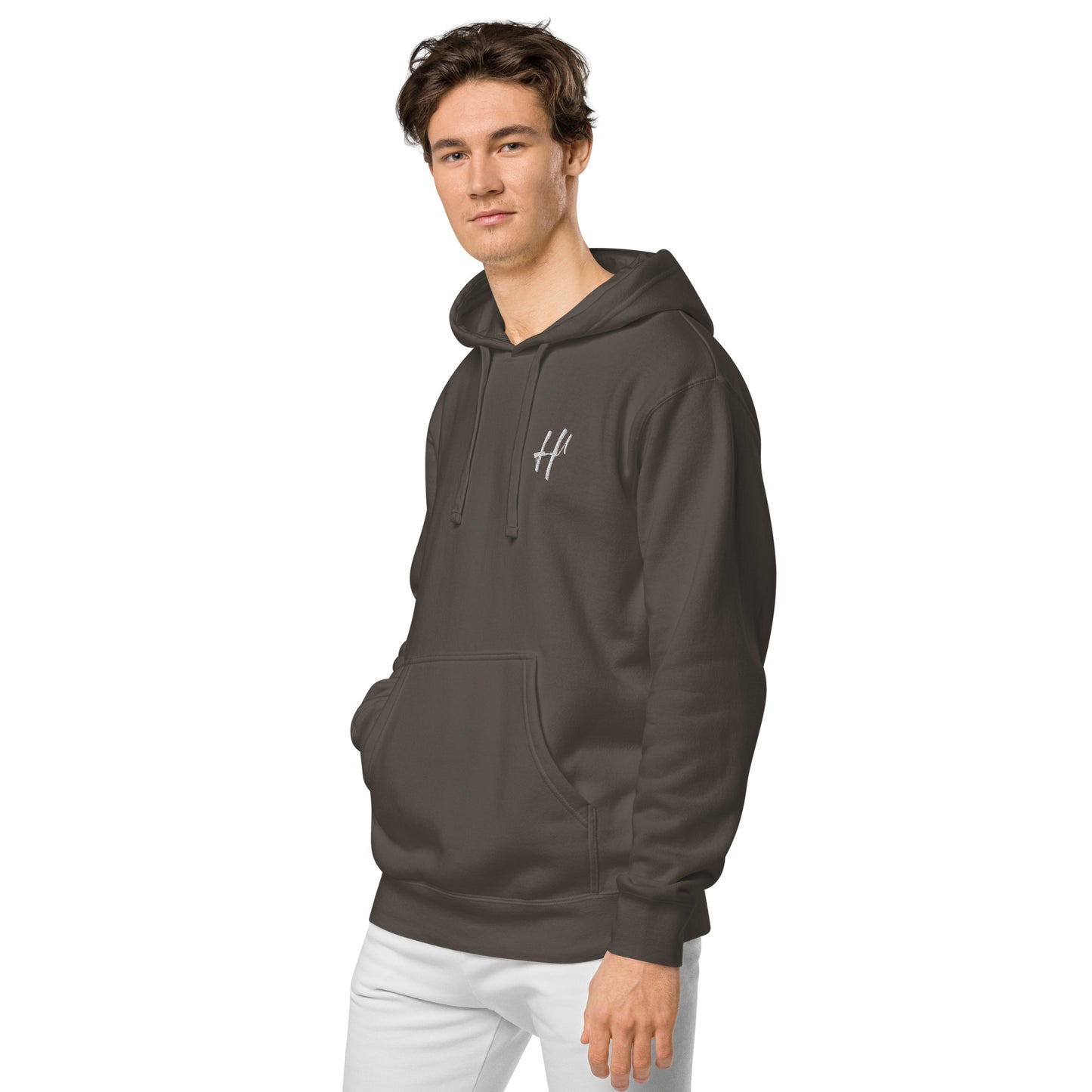 Heist University Embroided Unisex pigment-dyed hoodie