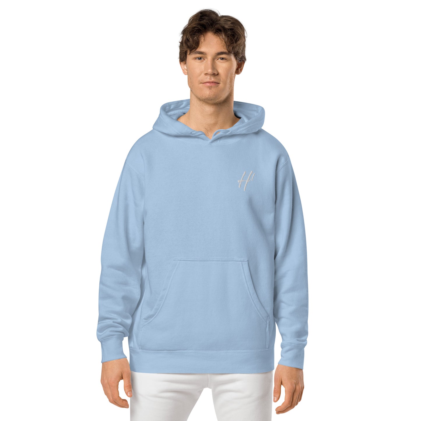 Heist University Embroided Unisex pigment-dyed hoodie