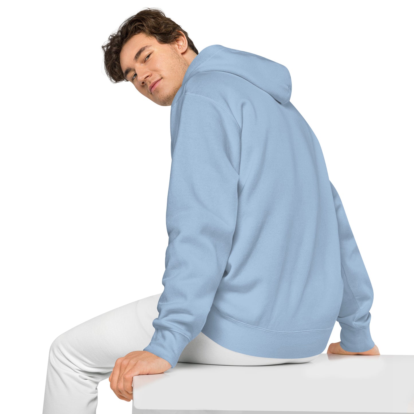 Heist University Embroided Unisex pigment-dyed hoodie
