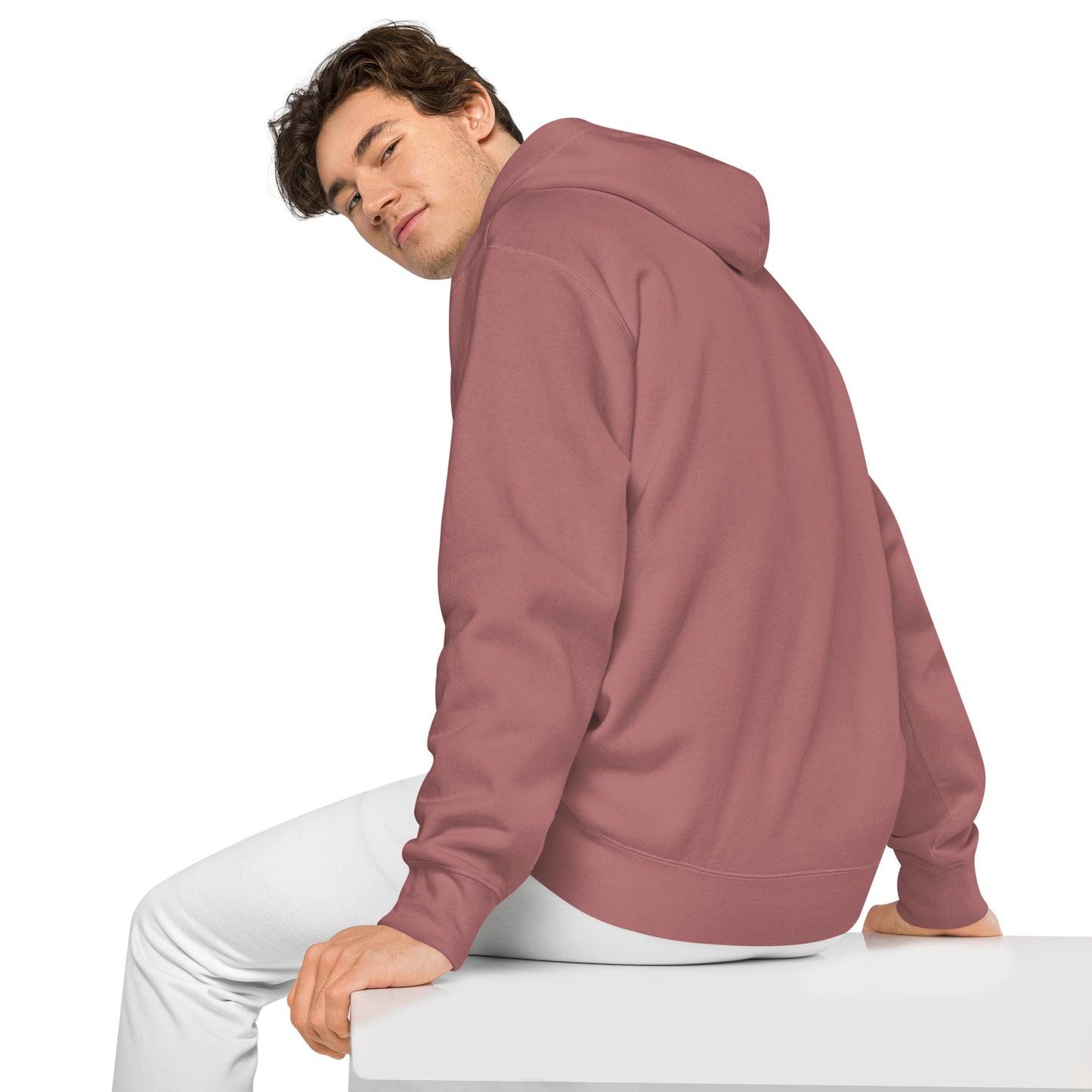 Heist University Embroided Unisex pigment-dyed hoodie