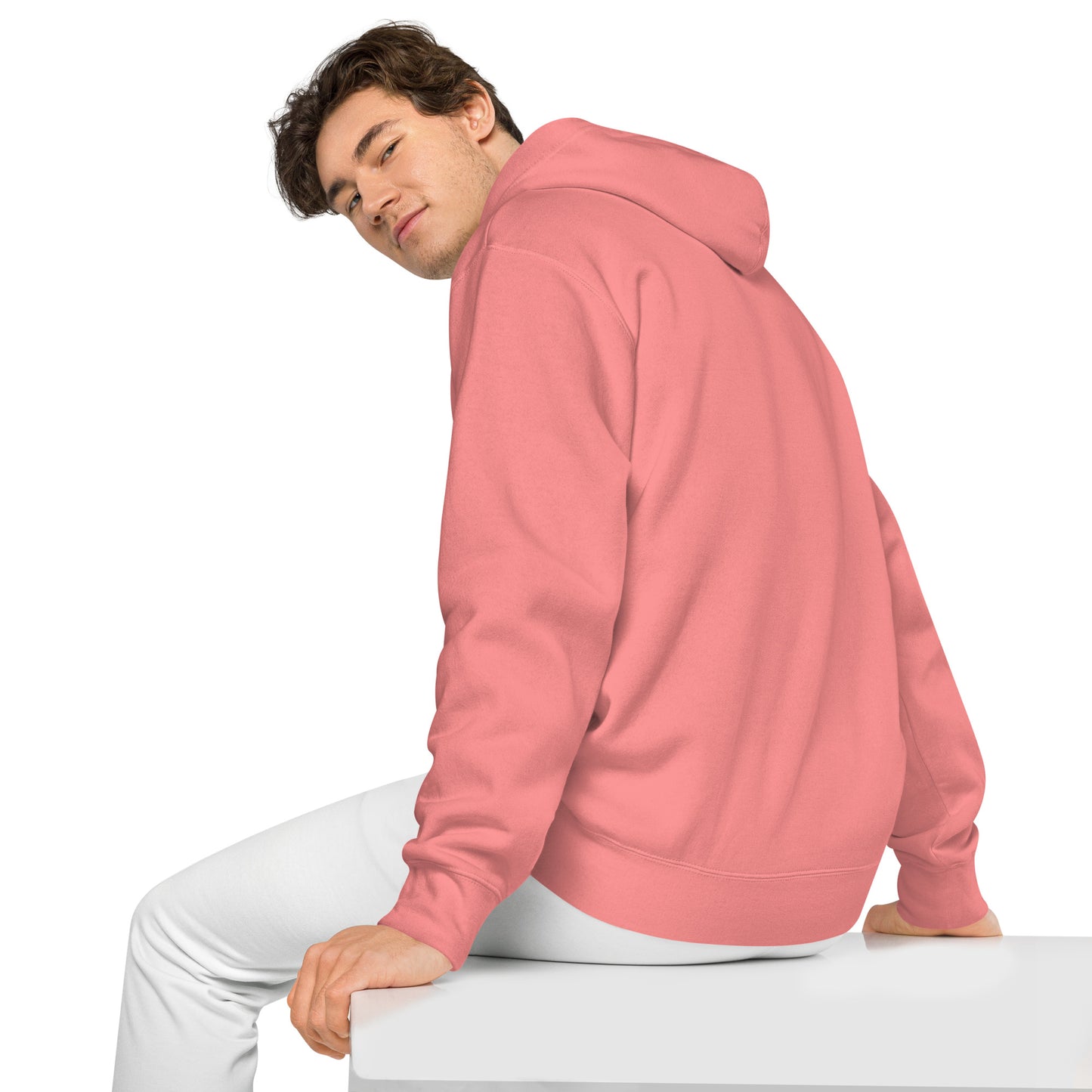 Heist University Embroided Unisex pigment-dyed hoodie