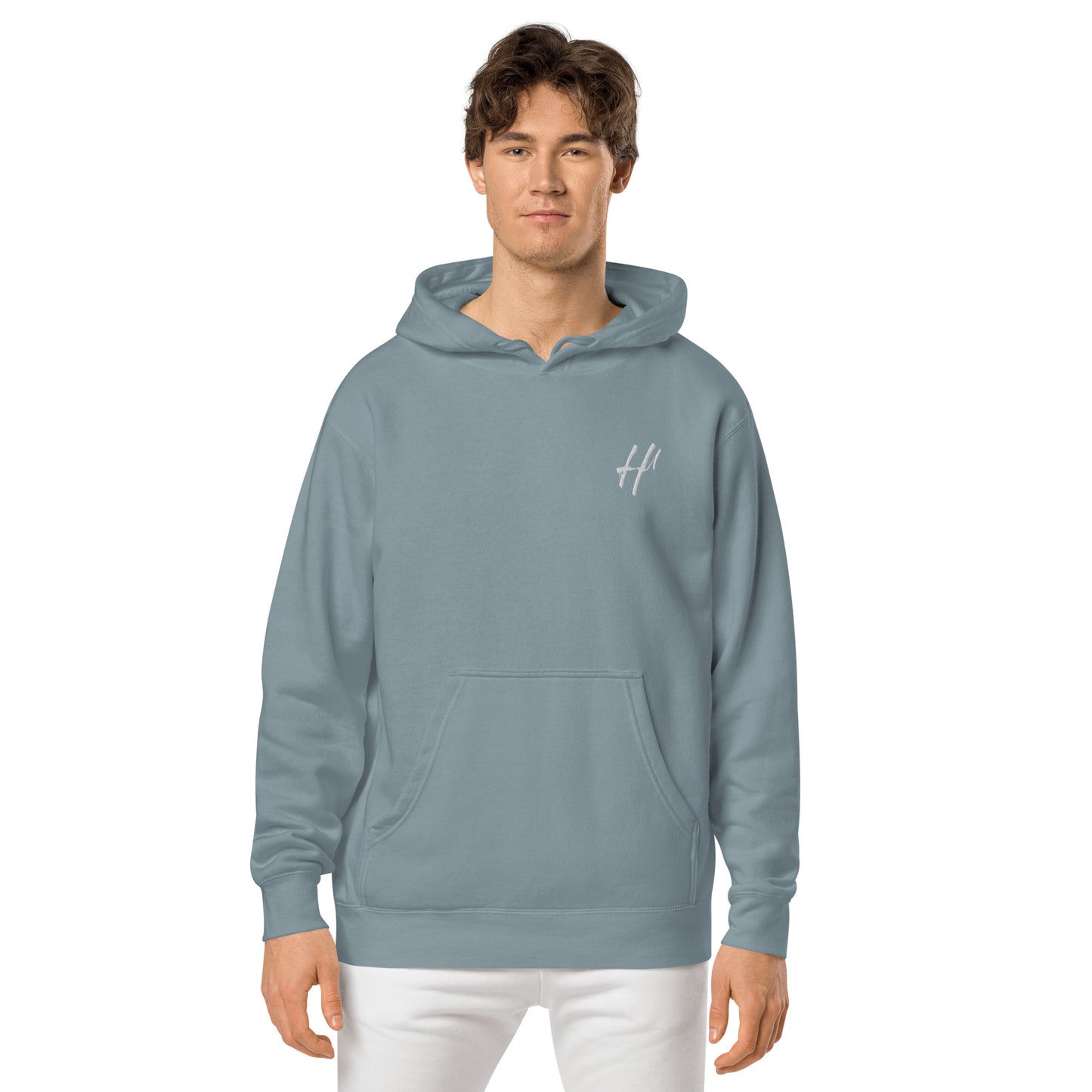 Heist University Embroided Unisex pigment-dyed hoodie