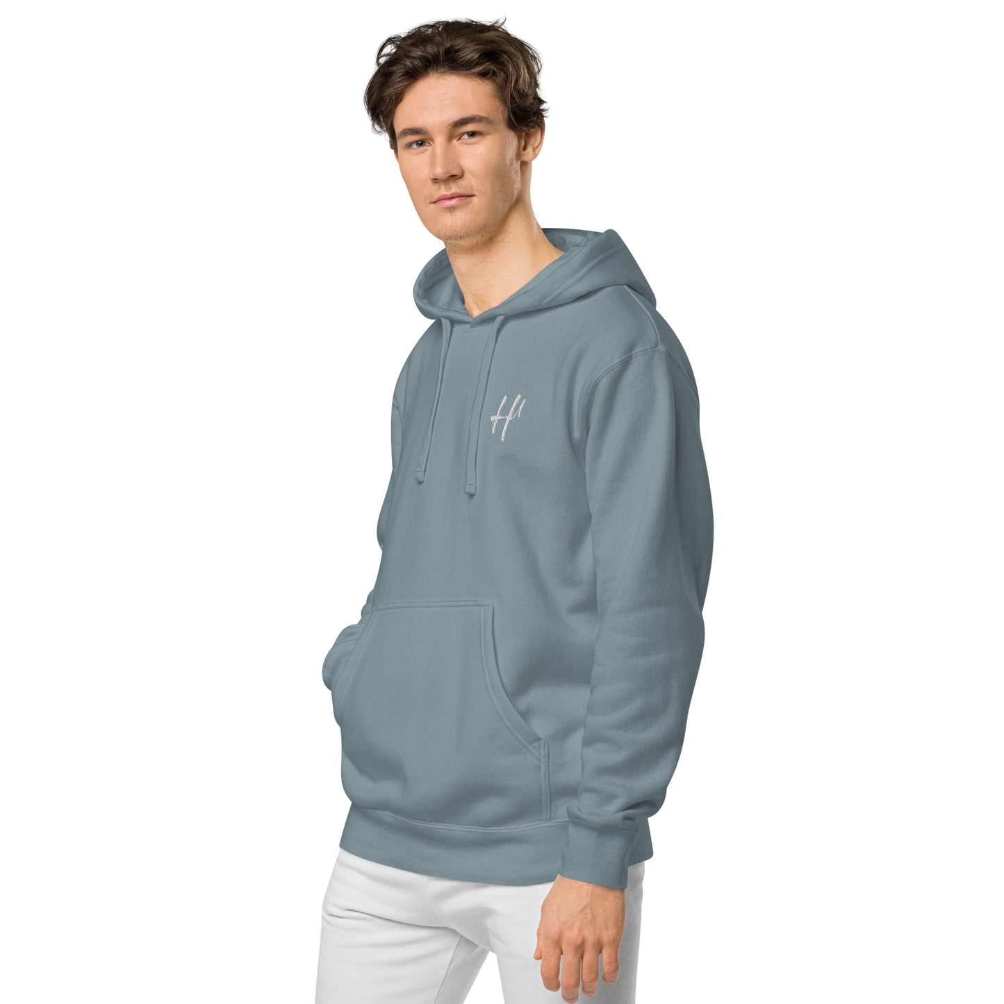 Heist University Embroided Unisex pigment-dyed hoodie