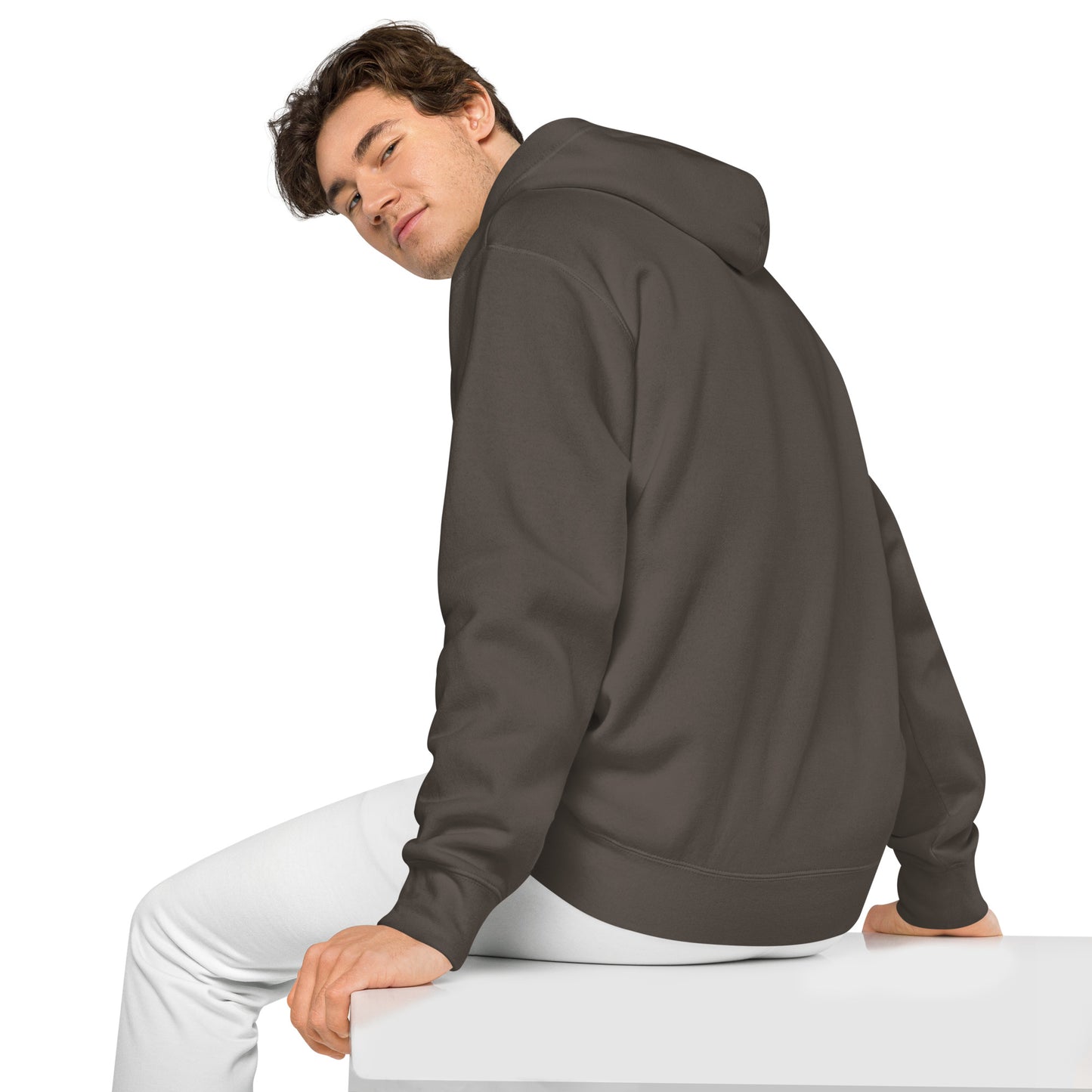 Heist University Embroided Unisex pigment-dyed hoodie