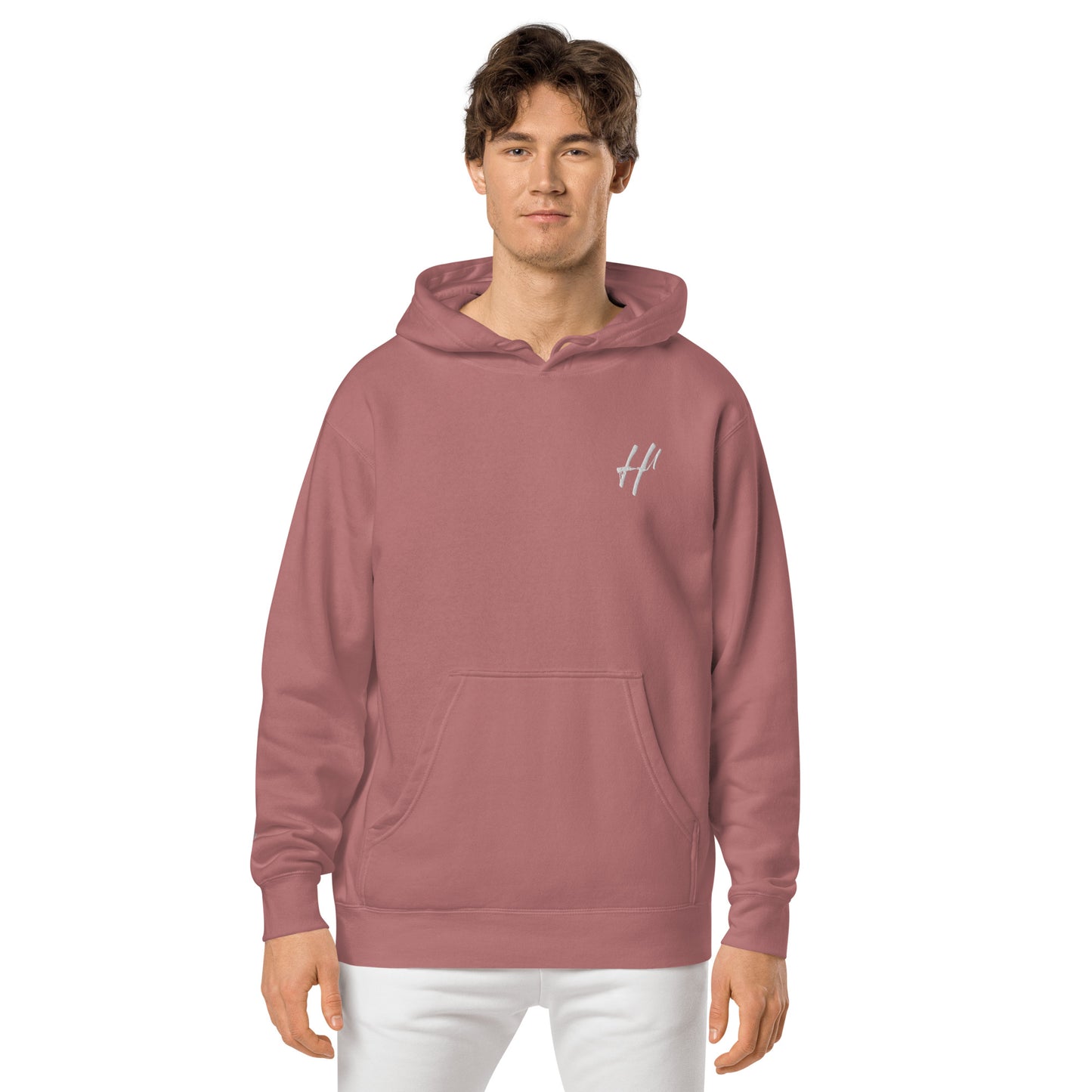 Heist University Embroided Unisex pigment-dyed hoodie